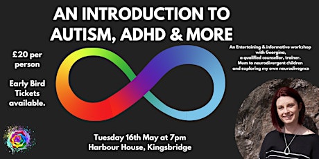 Primaire afbeelding van Introduction to Autism, ADHD & more @ Harbour House