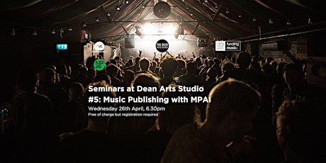 Primaire afbeelding van Seminars at Dean Arts Studio: #5 Music Publishing with MPAI