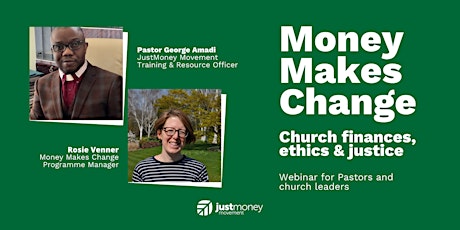 Money Makes Change: Church Finances, Ethics & Justice primary image