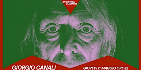 11.05 | "Giorgio Canali"  in concerto - Backstage Academy Pisa