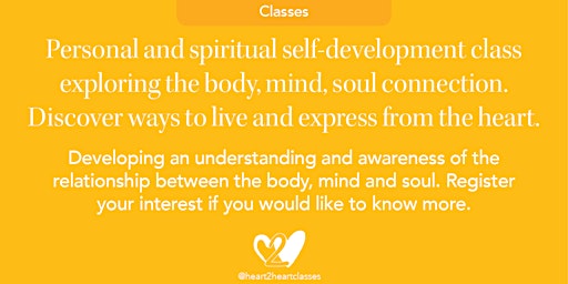 Spiritual & self-development classes - Currambine (or you can join online) primary image