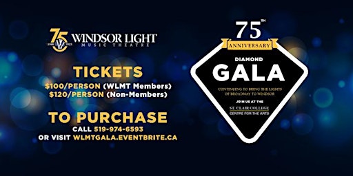 Windsor Light Music Theatre's 75th Anniversary Gala primary image