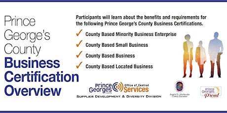 Prince  George's County Business Certification Overview