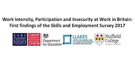 First findings of the Skills and Employment Survey 2017: Work Intensity, Participation and Insecurity at Work in Britain primary image