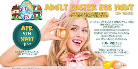 Daytona Beach Arts Fest Adult Easter Egg Hunt