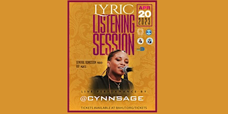 Lyric Listening Session featuring Cynn Sage