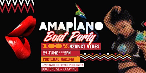 AMAPIANO 100% BOAT PARTY + KAYAK + BENAGIL CAVES TOUR *BYOB* AFRO NATION primary image