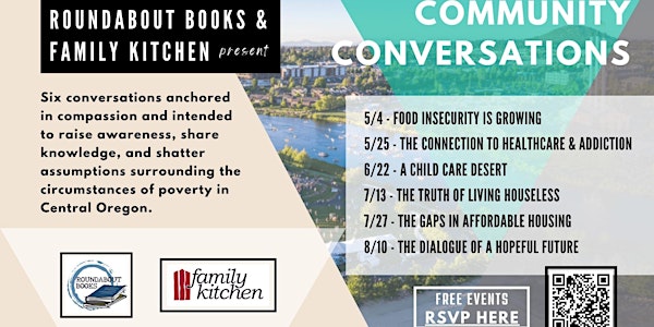 Community Conversations, presented by Roundabout Books & Family Kitchen
