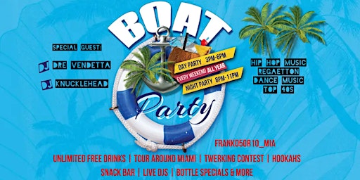 Image principale de Unlimited Boat Party