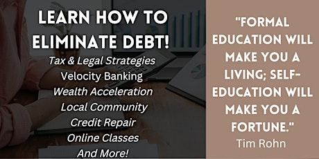 Debt Elimination Classes on Zoom!