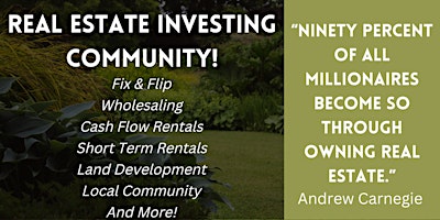 Learn How to Flip houses, Wholesale, Buy Rentals, and much more... primary image