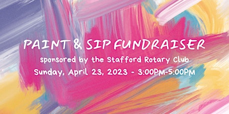 Stafford Rotary Paint & Sip Fundraiser