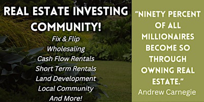 Primaire afbeelding van Become Time and Financial Independent, Using Real Estate Investing!