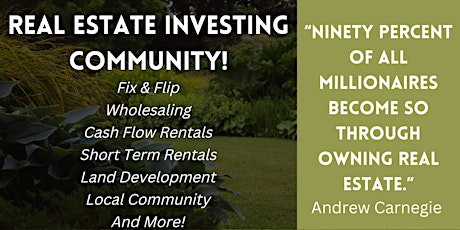 Become Time and Financial Independent, Using Real Estate Investing!
