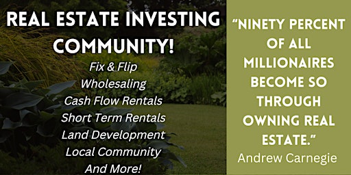 Primaire afbeelding van Become Time and Financial Independent, Using Real Estate Investing!