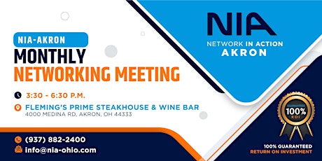Network In Action - AKRON: Monthly Networking Meeting