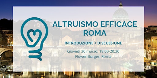 Altruismo Efficace: incontro a Roma!