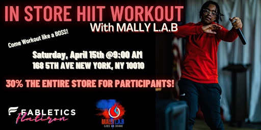 IN STORE HIIT WORKOUT w/MALLY L.A.B