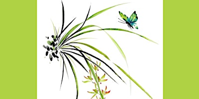 An Orchid Brush Painting Party!  4/23/23 & 4/30/23