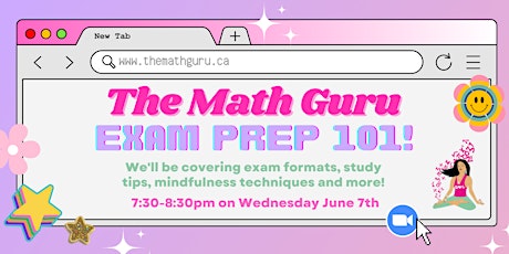 EXAM PREP 101! (Virtual Workshop) primary image