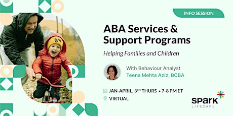 Information Session: ABA Services & Programs – Helping Families & Children