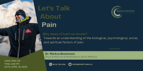Let's Talk About Pain - Towards an understanding of Pain