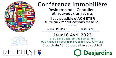 Conférence immobilière, Résidents non-Canadiens et nouveaux arrivants