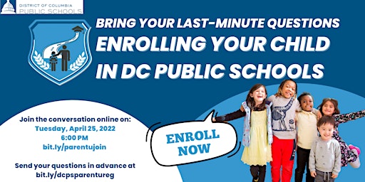 Primaire afbeelding van Live Q&A: Last Minute Questions about Enrolling in DC Public Schools