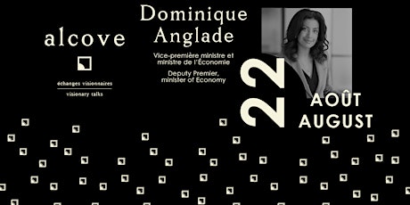 alcove • micro-conférence/micro-conference: Dominique Anglade (Fran-glish) primary image