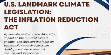 Landmark Climate Legislation: The Inflation Reduction Act Panel Discussion