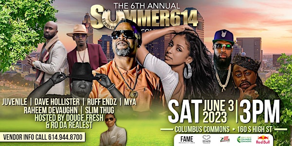 6th Annual SUMMER614 @ The Commons