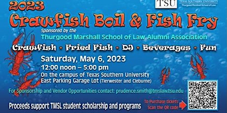 2023 TMSL Crawfish Boil & Fish Fry - by the TMSL Alumni Association
