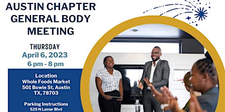 Austin Chapter National Black MBA Association - April General Body Meeting