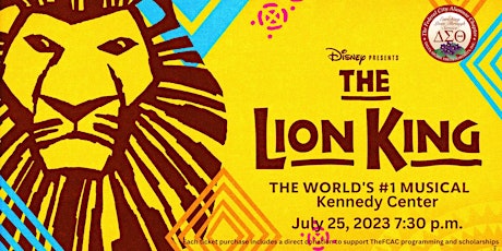 Lion King at the Kennedy Center
