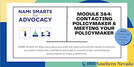 NAMI Smarts for Advocacy Training: Contacting  & Meeting Your Policymaker