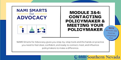 Hauptbild für NAMI Smarts for Advocacy Training: Contacting  & Meeting Your Policymaker