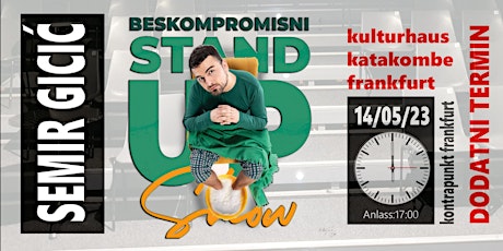 Imagen principal de SEMIR GICIC: Beskompromisni Stand Up SHOW (DODATNI TERMIN)