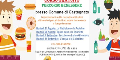 Corso Informativo del benessere Corso Informativo del benessere