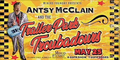Imagem principal do evento Antsy McClain & the Trailer Park Troubadours