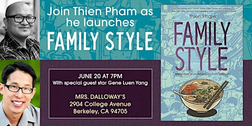 Primaire afbeelding van Thien Pham In Store Launch  For His New YA Graphic Novel FAMILY STYLE
