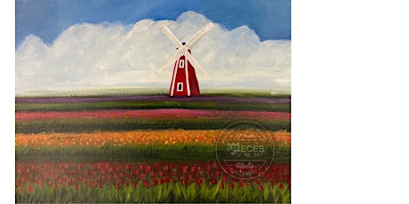 Sip and Paint at Walnut Creek Winery...Tulip Fields