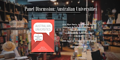 Australian Universities A conversation about public good