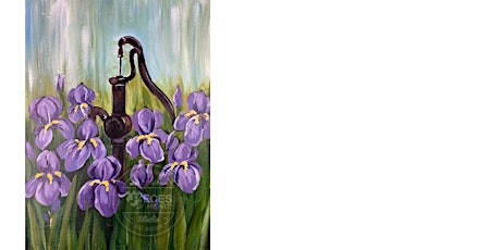 Irises by the Old Pump