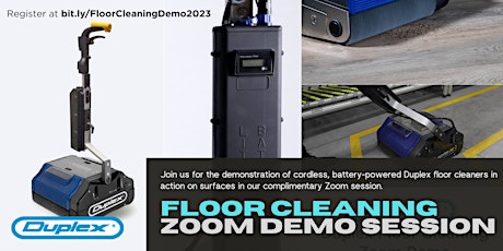 Zoom Demo 2023: Floor Cleaning with Duplex Machines