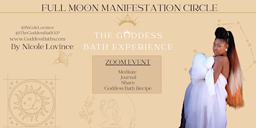 Full Moon Manifestation Circle A Goddess Bath Experience