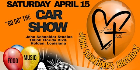 John Schneider's  Birthday Car Show