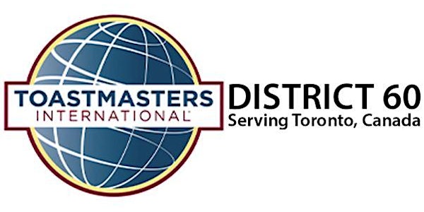 Welcome to Toastmasters District 60!