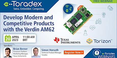 Webinar: Develop Modern and Competitive Products with the Verdin AM62 primary image