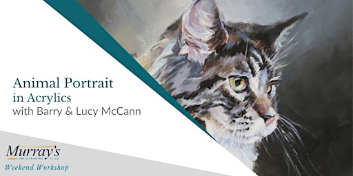 Animal Portrait in Acrylics with Barry & Lucy McCann (2 days) primary image