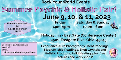 Summer Psychic & Holistic Fair in Cincinnati! primary image